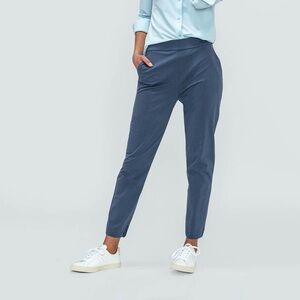 NWOT Ministry of Supply Kinetic Pull-On Pant Blue Active Outdoor Casual Women 8